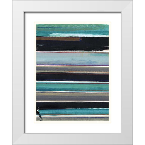 Ruled and Conquered 1 White Modern Wood Framed Art Print with Double Matting by Haynes, Smith