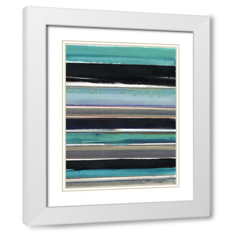 Ruled and Conquered 2 White Modern Wood Framed Art Print with Double Matting by Haynes, Smith