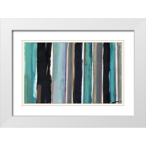 Ruled and Conquered White Modern Wood Framed Art Print with Double Matting by Haynes, Smith