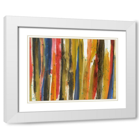 DUMBO Apartment White Modern Wood Framed Art Print with Double Matting by Haynes, Smith