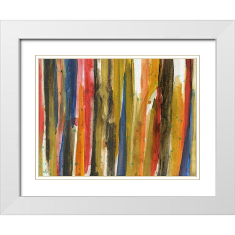 DUMBO Apartment White Modern Wood Framed Art Print with Double Matting by Haynes, Smith