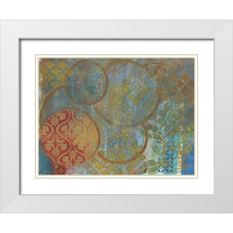 Royal Weather White Modern Wood Framed Art Print with Double Matting by Haynes, Smith