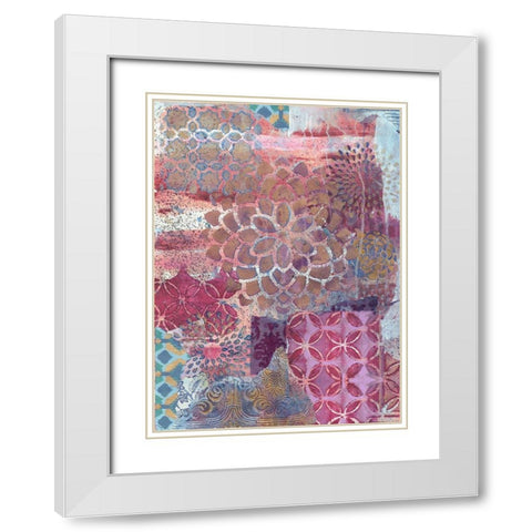 Bohemian Passion White Modern Wood Framed Art Print with Double Matting by Haynes, Smith