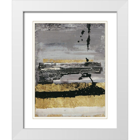 Shadowed Shelter White Modern Wood Framed Art Print with Double Matting by Haynes, Smith