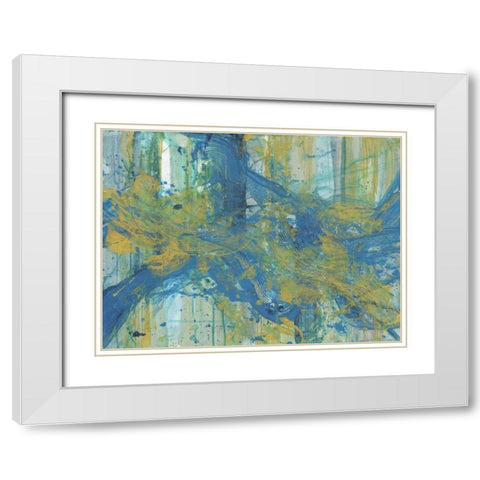 Creamy Day Glo White Modern Wood Framed Art Print with Double Matting by Haynes, Smith