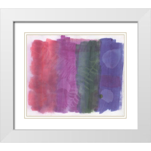 Fossil Color Splash White Modern Wood Framed Art Print with Double Matting by Haynes, Smith