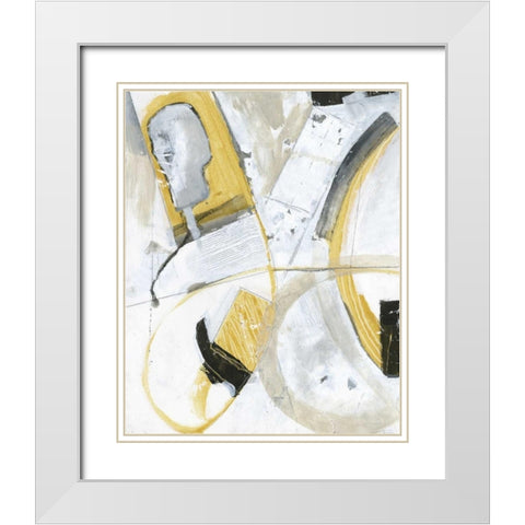 Golden Gloves Champ White Modern Wood Framed Art Print with Double Matting by Haynes, Smith