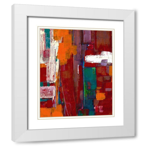 Kindergarten Colorific White Modern Wood Framed Art Print with Double Matting by Haynes, Smith