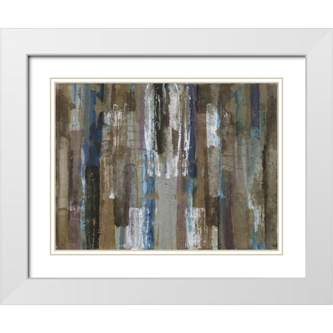 Inpes Vertere White Modern Wood Framed Art Print with Double Matting by Haynes, Smith