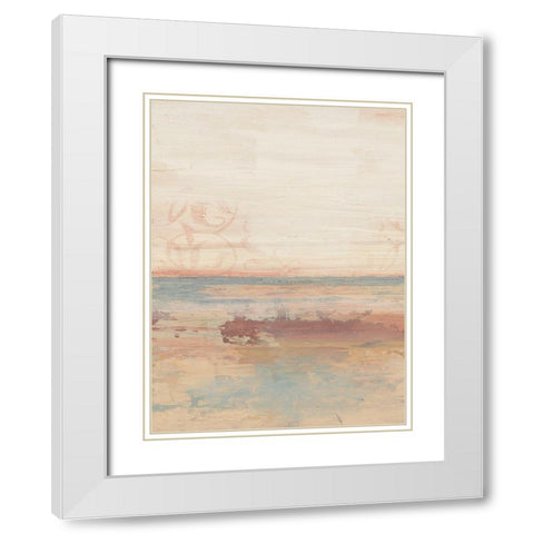 Striking Fall 2 White Modern Wood Framed Art Print with Double Matting by Haynes, Smith