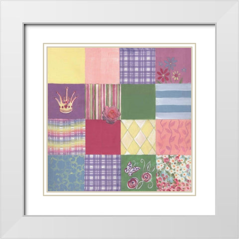 . White Modern Wood Framed Art Print with Double Matting by Haynes, Smith