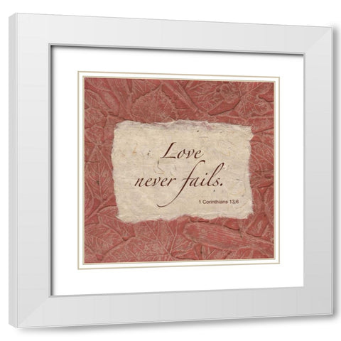 . White Modern Wood Framed Art Print with Double Matting by Haynes, Smith