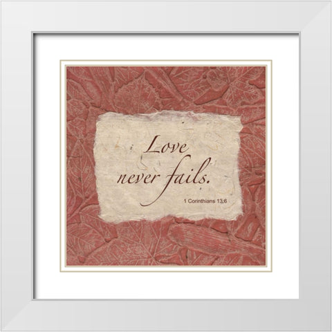 . White Modern Wood Framed Art Print with Double Matting by Haynes, Smith