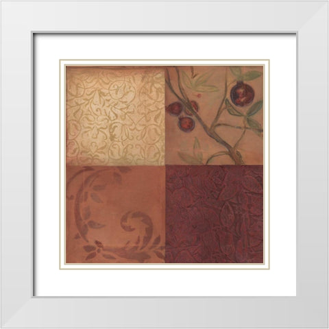. White Modern Wood Framed Art Print with Double Matting by Haynes, Smith
