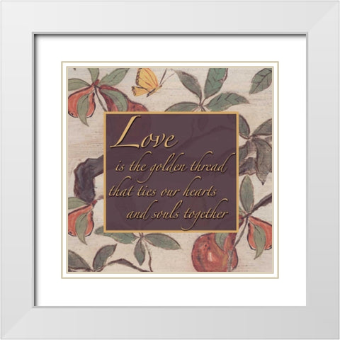 . White Modern Wood Framed Art Print with Double Matting by Haynes, Smith