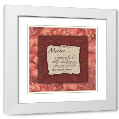 . White Modern Wood Framed Art Print with Double Matting by Haynes, Smith