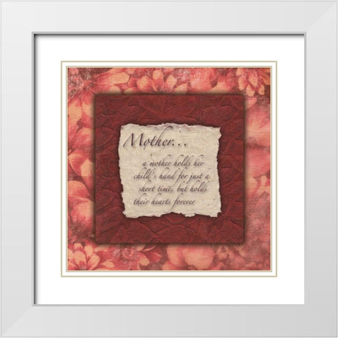 . White Modern Wood Framed Art Print with Double Matting by Haynes, Smith