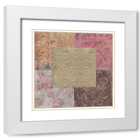 . White Modern Wood Framed Art Print with Double Matting by Haynes, Smith