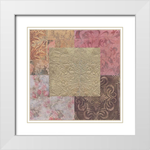 . White Modern Wood Framed Art Print with Double Matting by Haynes, Smith