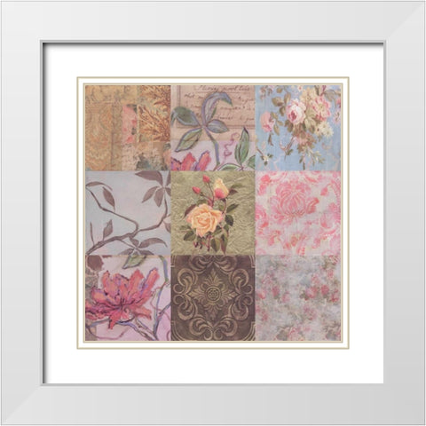 . White Modern Wood Framed Art Print with Double Matting by Haynes, Smith