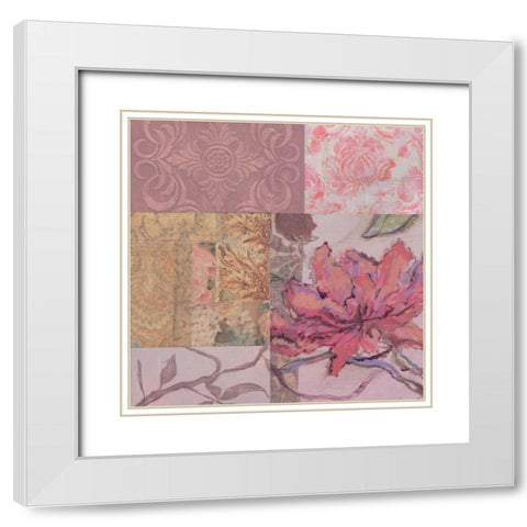 . White Modern Wood Framed Art Print with Double Matting by Haynes, Smith