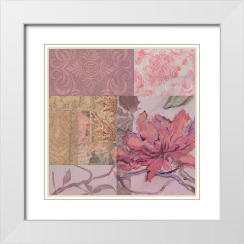 . White Modern Wood Framed Art Print with Double Matting by Haynes, Smith