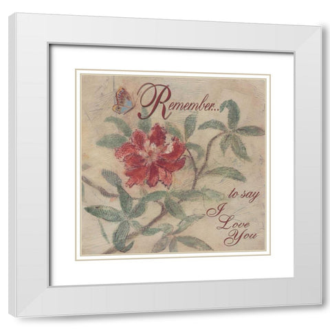 . White Modern Wood Framed Art Print with Double Matting by Haynes, Smith