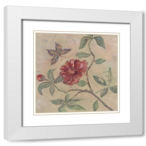 . White Modern Wood Framed Art Print with Double Matting by Haynes, Smith