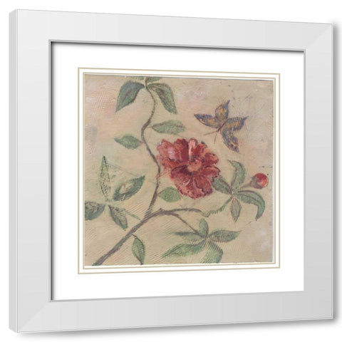 . White Modern Wood Framed Art Print with Double Matting by Haynes, Smith