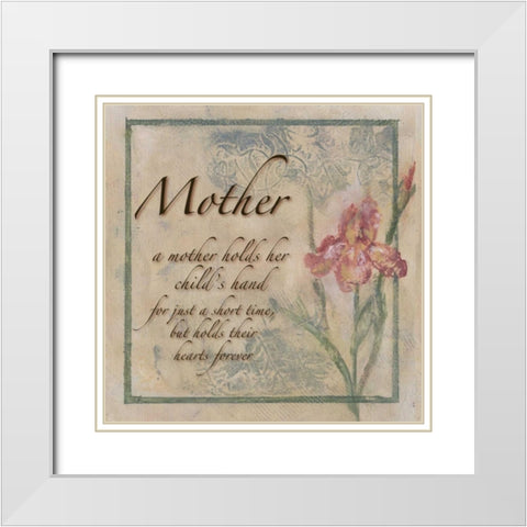 . White Modern Wood Framed Art Print with Double Matting by Haynes, Smith