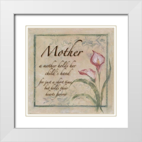 . White Modern Wood Framed Art Print with Double Matting by Haynes, Smith