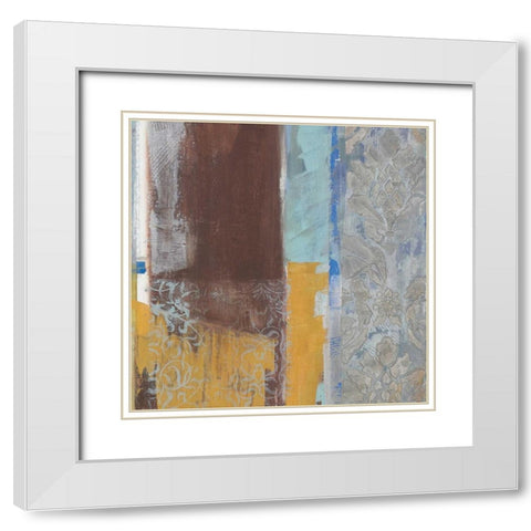 . White Modern Wood Framed Art Print with Double Matting by Haynes, Smith