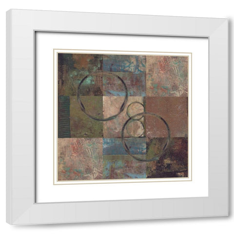 . White Modern Wood Framed Art Print with Double Matting by Haynes, Smith