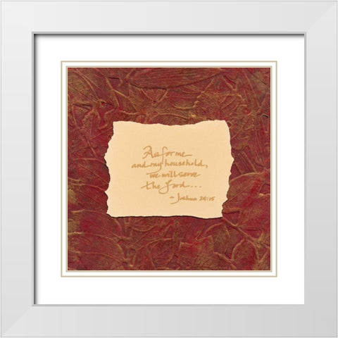 . White Modern Wood Framed Art Print with Double Matting by Haynes, Smith