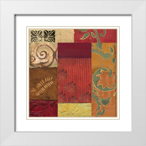 . White Modern Wood Framed Art Print with Double Matting by Haynes, Smith