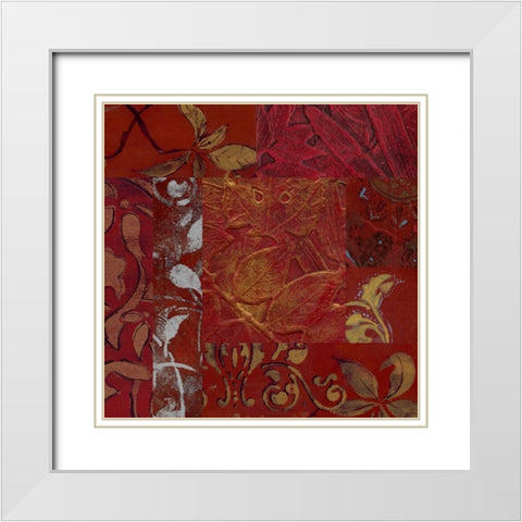 . White Modern Wood Framed Art Print with Double Matting by Haynes, Smith