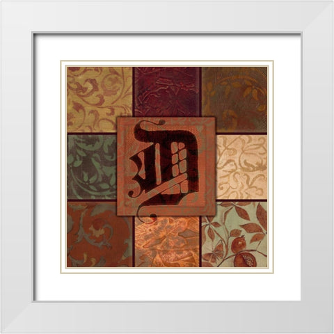 . White Modern Wood Framed Art Print with Double Matting by Haynes, Smith