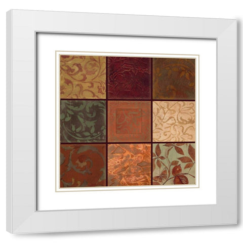 . White Modern Wood Framed Art Print with Double Matting by Haynes, Smith