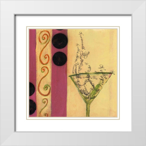 . White Modern Wood Framed Art Print with Double Matting by Haynes, Smith