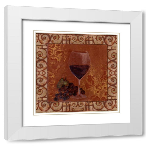 . White Modern Wood Framed Art Print with Double Matting by Haynes, Smith