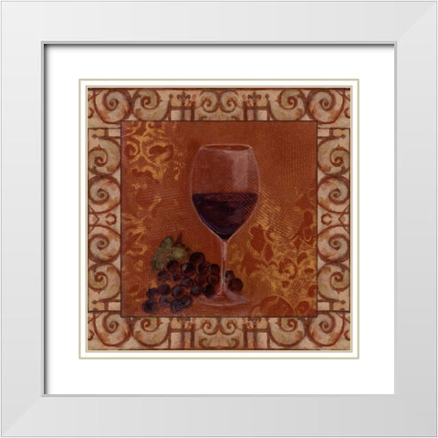 . White Modern Wood Framed Art Print with Double Matting by Haynes, Smith