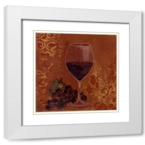 . White Modern Wood Framed Art Print with Double Matting by Haynes, Smith