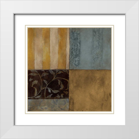 . White Modern Wood Framed Art Print with Double Matting by Haynes, Smith