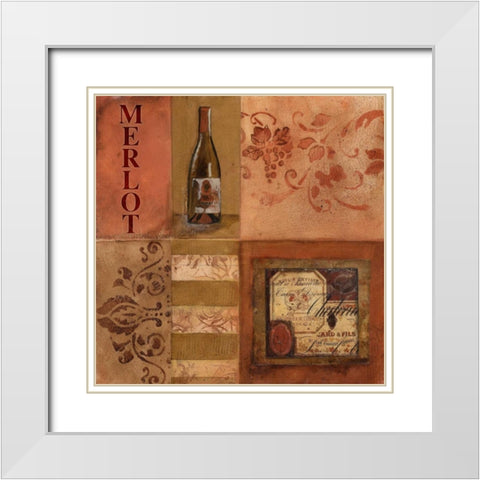 . White Modern Wood Framed Art Print with Double Matting by Haynes, Smith