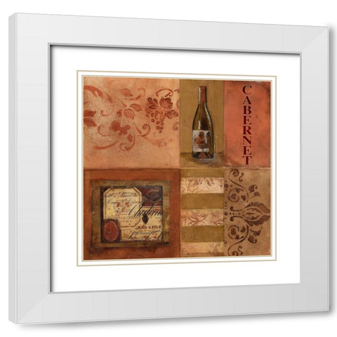 . White Modern Wood Framed Art Print with Double Matting by Haynes, Smith