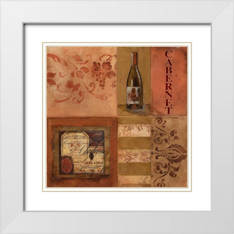. White Modern Wood Framed Art Print with Double Matting by Haynes, Smith
