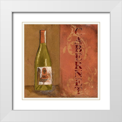 . White Modern Wood Framed Art Print with Double Matting by Haynes, Smith