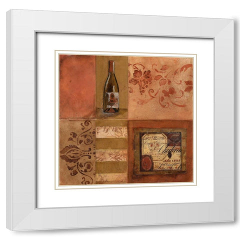 . White Modern Wood Framed Art Print with Double Matting by Haynes, Smith