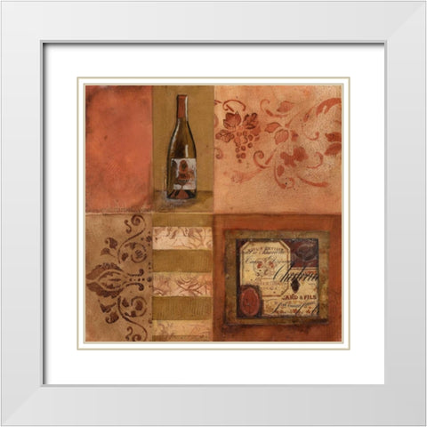 . White Modern Wood Framed Art Print with Double Matting by Haynes, Smith