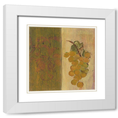 . White Modern Wood Framed Art Print with Double Matting by Haynes, Smith